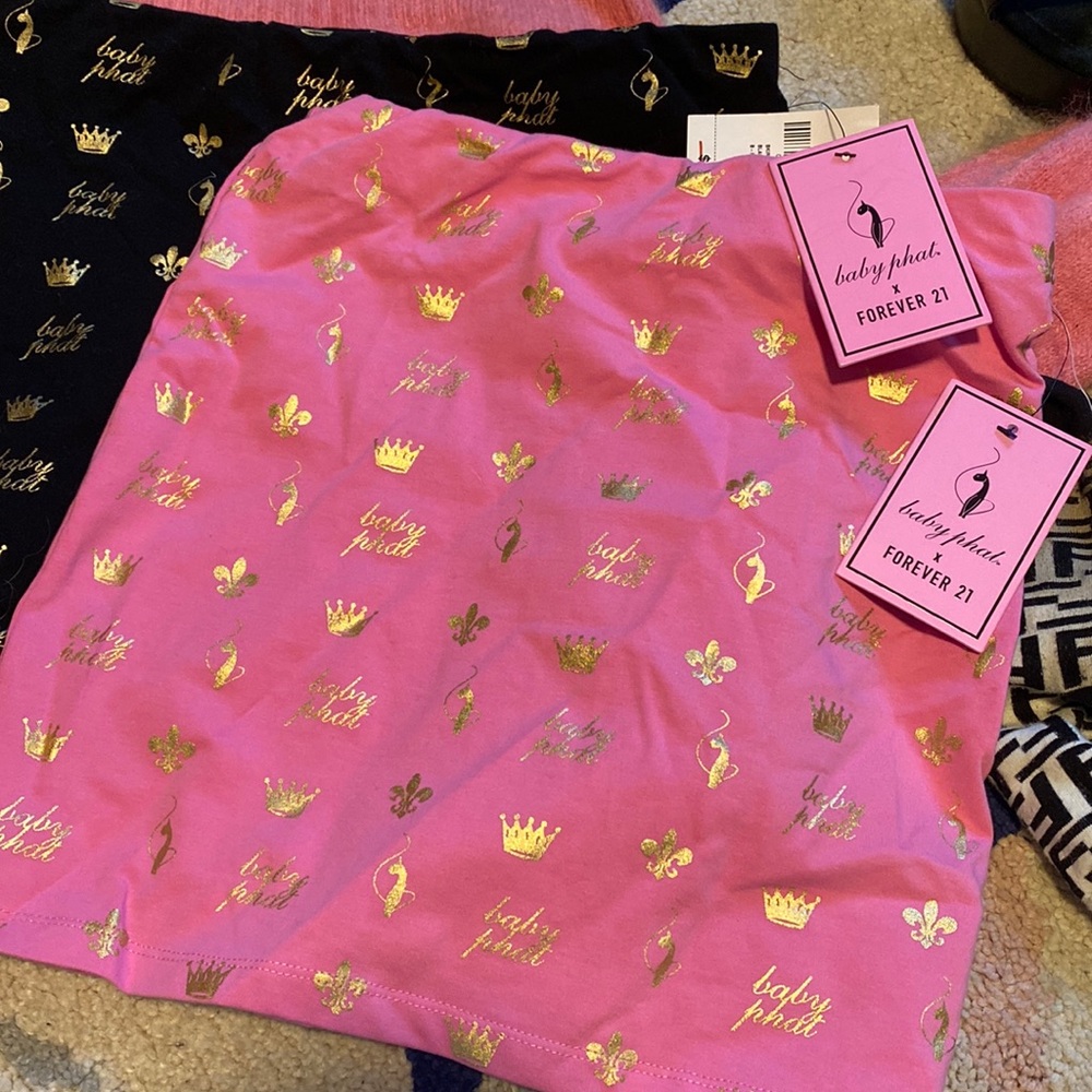 Baby phat x forever 21 body con skirt bundle